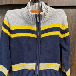Nautica Baby Navy/Gray Sweater, Zip-Up, 24 months